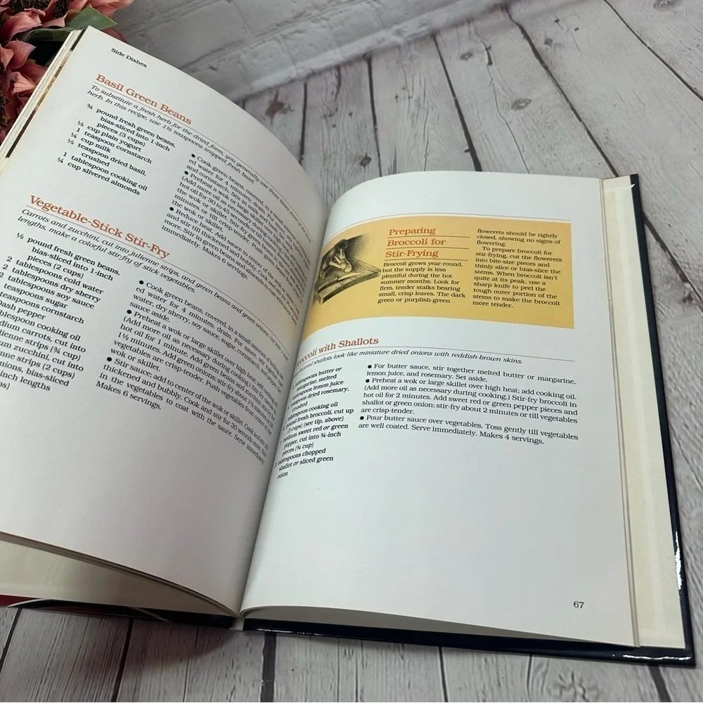 vintage 1985 Better Homes And Gardens stir-fry recipes Cookbook